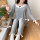 Pajamas For Women Long Sleeve With Chest Pad - EX-STOCK Canada