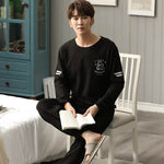 Pajamas Men's Cotton Long Sleeve  EX-STOCK CANADA