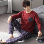 Pajamas Men's Cotton Long Sleeve  EX-STOCK CANADA