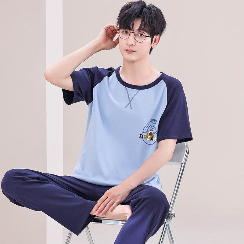 Pajamas Men's Short-sleeved Trousers Summer  EX-STOCK CANADA