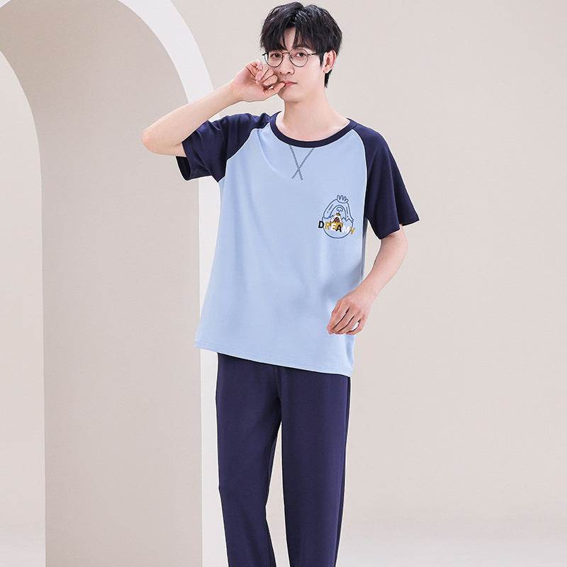 Pajamas Men's Short-sleeved Trousers Summer  EX-STOCK CANADA