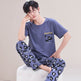 Pajamas Men's Short-sleeved Trousers Summer  EX-STOCK CANADA