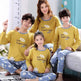 Parent-child Pajamas Cotton Long Sleeve Cartoon Children's Loungewear - EX-STOCK Canada