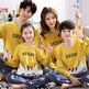 Parent-child Pajamas Cotton Long Sleeve Cartoon Children's Loungewear - EX-STOCK Canada