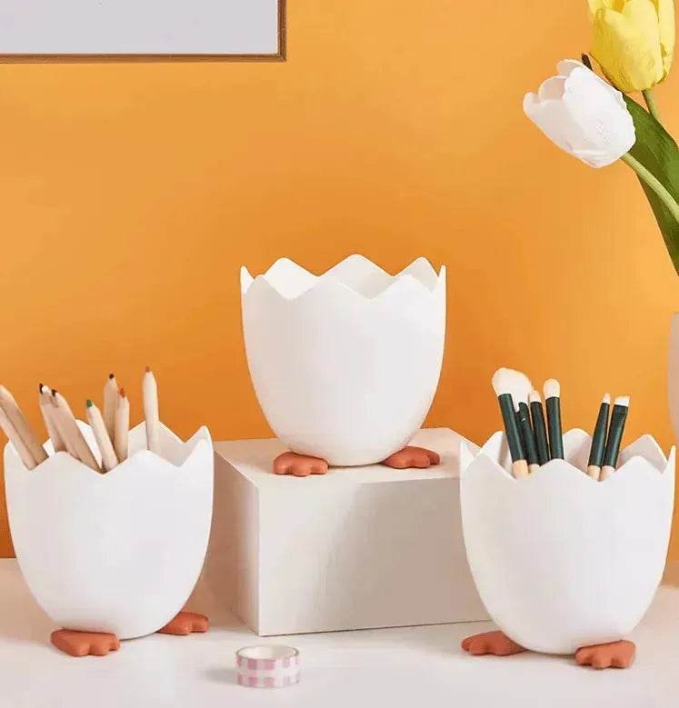 Pen Holder Cracked Chicken Storage Box Multifunctional - EX-STOCK Canada