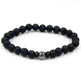 Personality Men's Black Volcanic Stone Bracelet - EX-STOCK CANADA