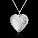 Personalized Heart-shaped Photo Frame Pendant Necklace - EX-STOCK CANADA