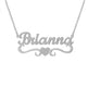 Personalized Name Heart Iced Out Pendants Necklace - EX-STOCK Canada
