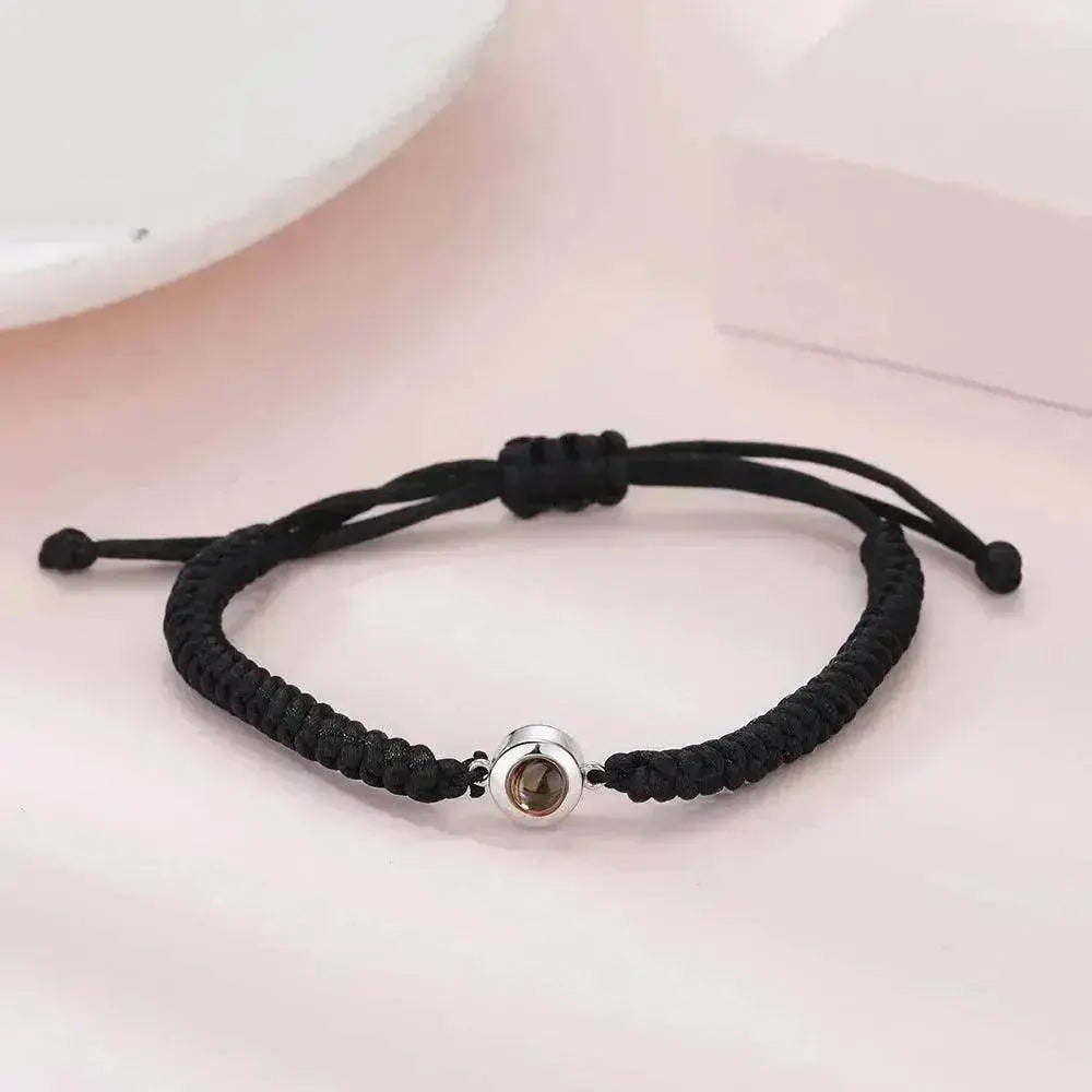 Personalized Photo Projection Bracelet 100 Languages I Love You Custom Photo Bracelets Custom Couple Jewelry Mother's Day Gift Greeting Cards - EX-STOCK Canada