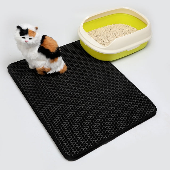 Pet Cat Litter Mat Pet Supplies EVA Double Cat Litter Mat EX-STOCK Canada 
