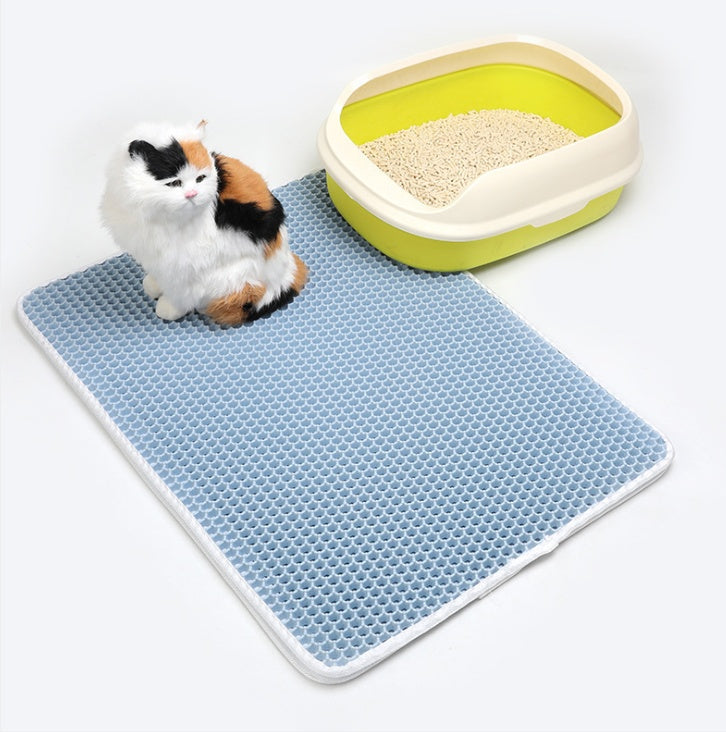Pet Cat Litter Mat Pet Supplies EVA Double Cat Litter Mat EX-STOCK Canada 