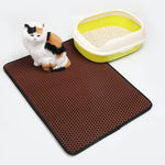 Pet Cat Litter Mat Pet Supplies EVA Double Cat Litter Mat EX-STOCK Canada 