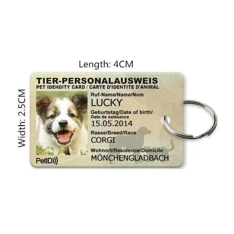 Pet ID card - EX-STOCK Canada