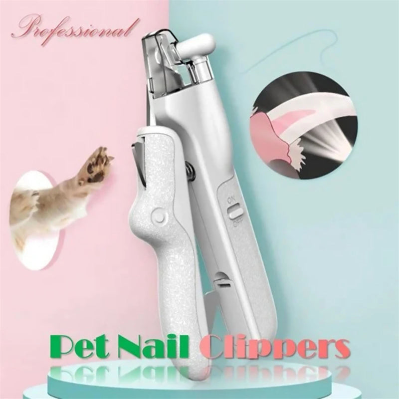 Pet Nail Clippers With LED Light Dogs Cat Nail Scissors Professional Trimmer Tool Care Grooming Supplies EX-STOCK Canada 