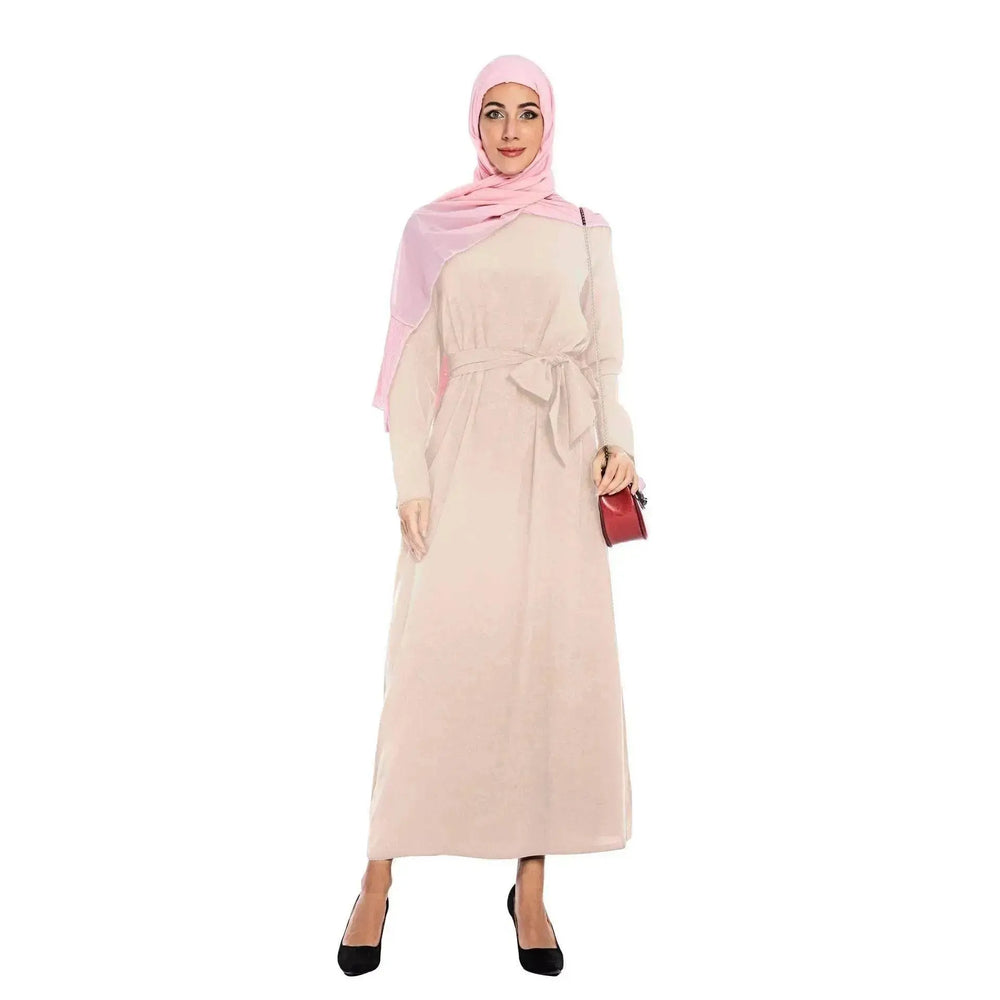 Plain Color Simple Saudi Arabian Arab Dress - EX-STOCK Canada