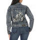 Chaqueta de mezclilla con gráfico de motocicleta para mujer Platinum PlushEX-STOCK Canada 