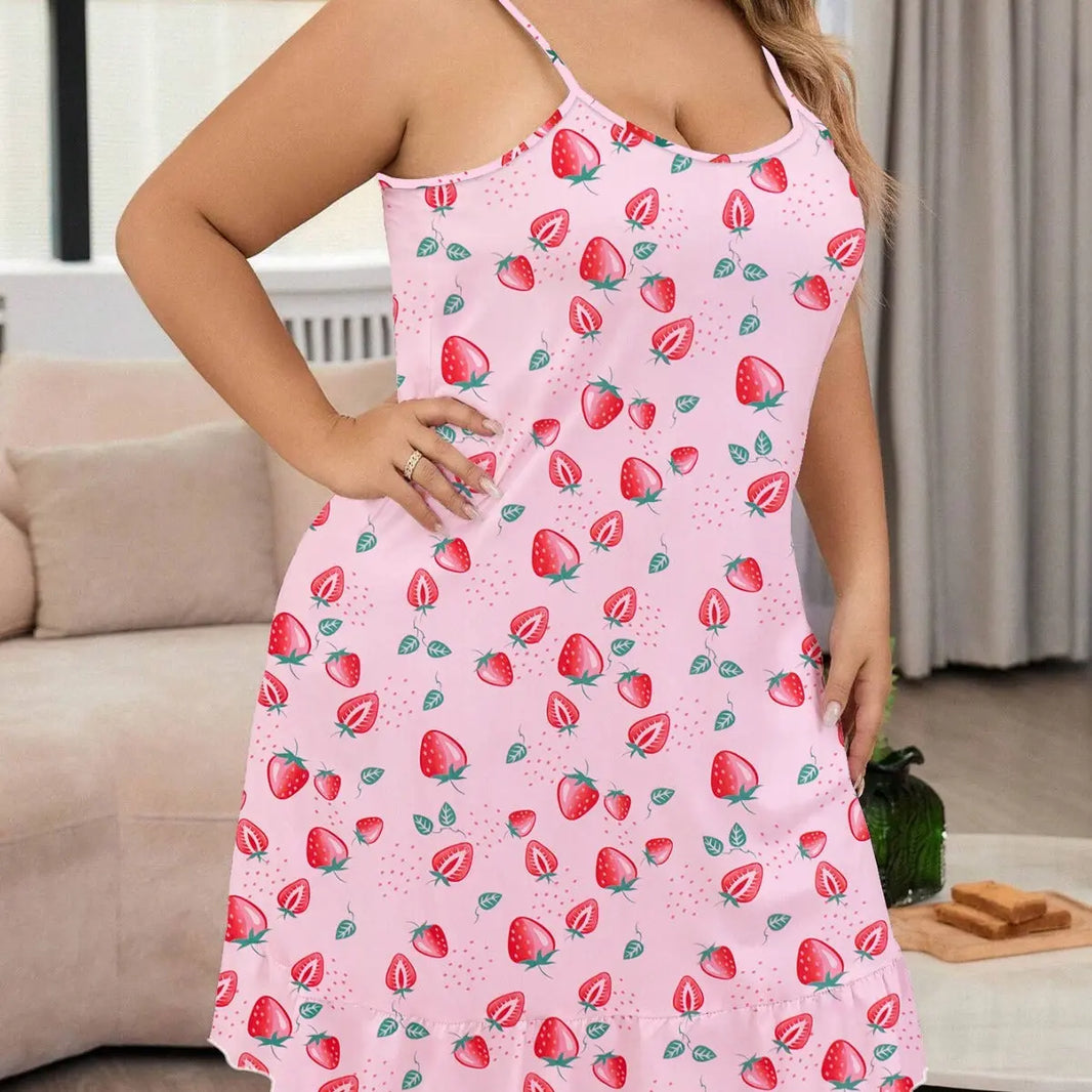 Plus Size Pajamas For Women Round Neck Thin - EX-STOCK Canada