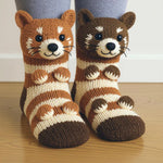 Plush Crochet Animal Cute Animal Socks EX-STOCK Canada 