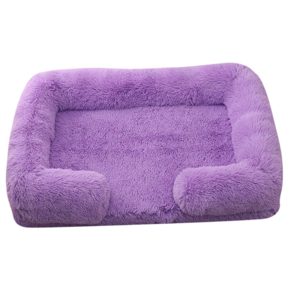 Plush Round Pet Bed Dog Bed Winter EX-STOCK Canada 