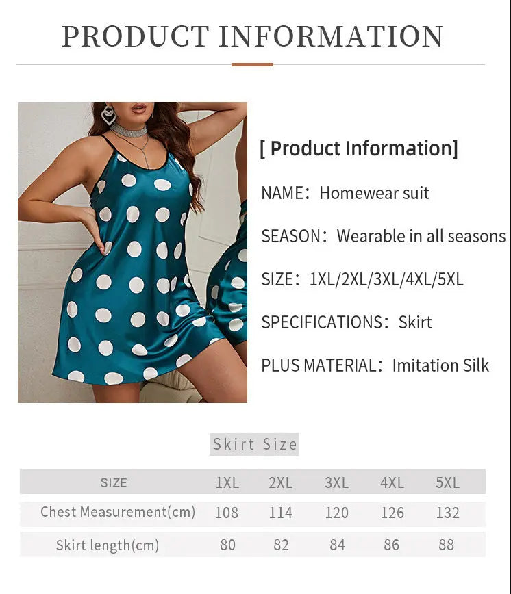 Polka Dot Pajamas Loose Homewear For Women - EX-STOCK Canada