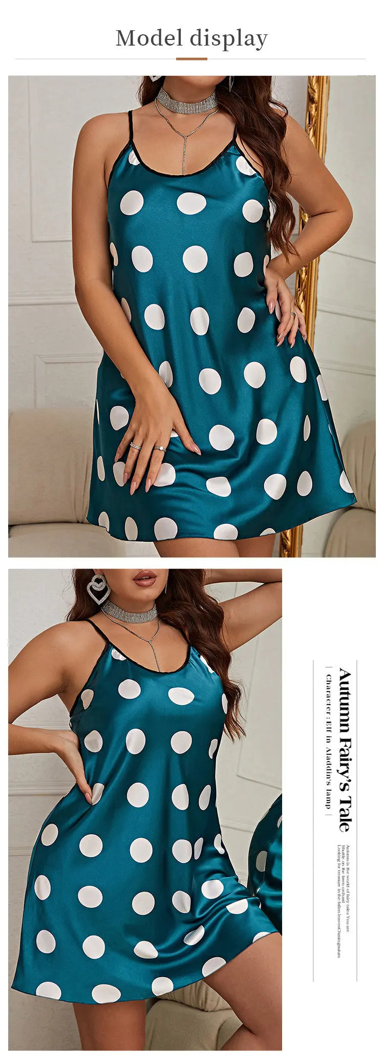 Polka Dot Pajamas Loose Homewear For Women - EX-STOCK Canada