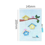 Primary School Student Code Book With Lock Diary Book Reward Gift Prize Boxed Girl Heart Cute Small Notebook - EX-STOCK Canada