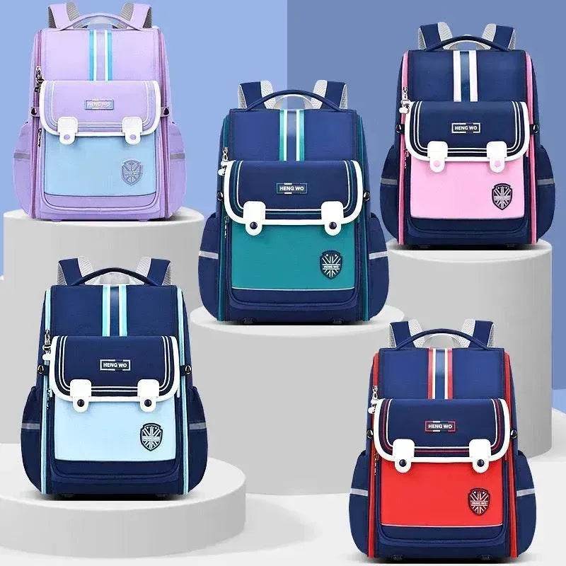Primary School Student Schoolbag Female Lightweight Burden Alleviation Spine Protection - EX-STOCK Canada