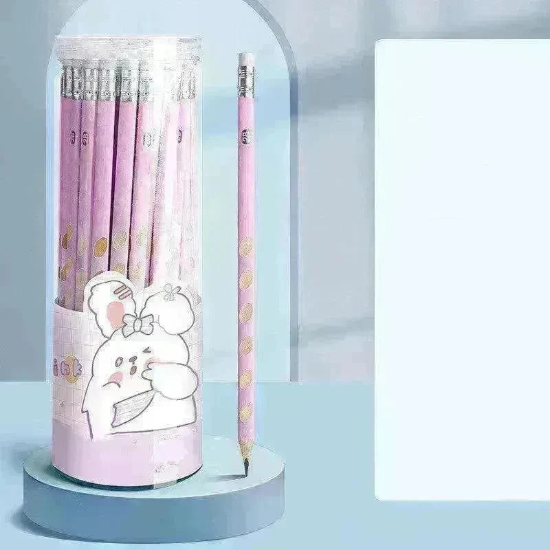 Primary School Students Use Hole-shaped Pencils To Correct Their Grip - EX-STOCK CANADA