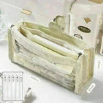 Primary School Transparent Pen Bag High Appearance Level Large Capacity - EX-STOCK CANADA