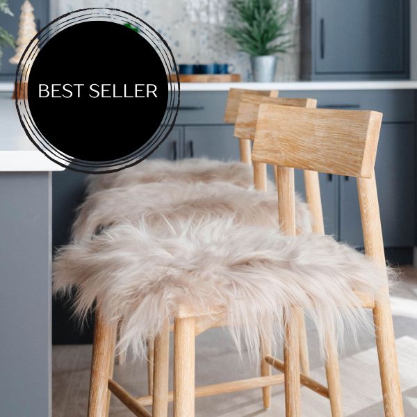 Nude Icelandic Sheepskin Chair Pad EX-STOCK Canada 