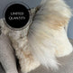 Mélange Sheepskin Pillow, straight wool 