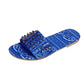 Printed Toe Flat Rivet Casual Slippers - EX-STOCK Canada
