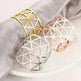 Prismatic Elegant Non-package Napkin Ring - EX-STOCK CANADA