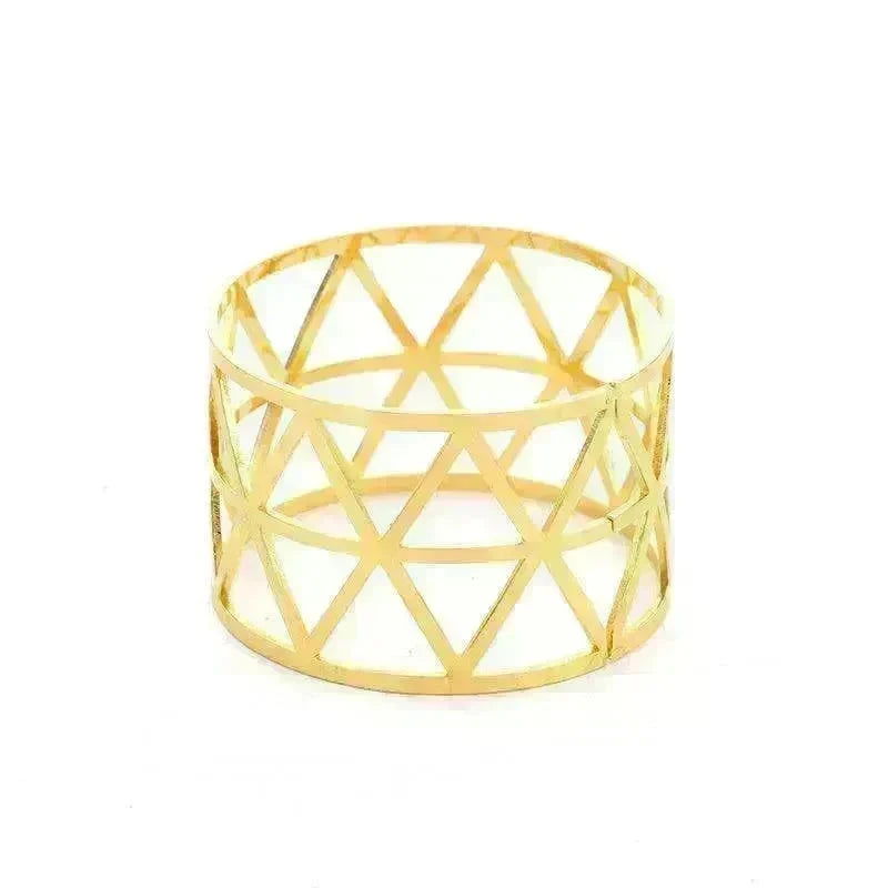Prismatic Elegant Non-package Napkin Ring - EX-STOCK CANADA