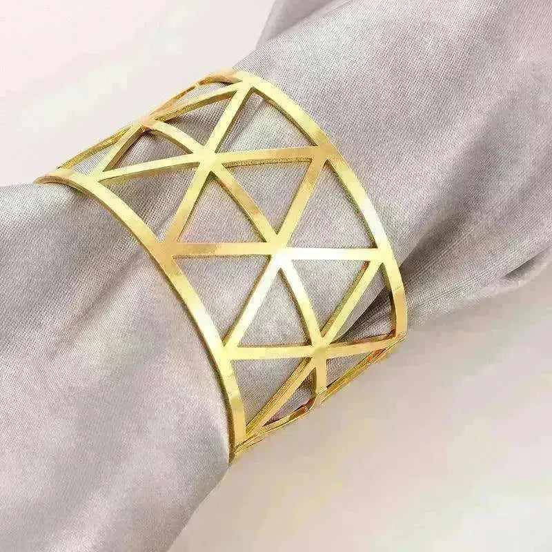 Prismatic Elegant Non-package Napkin Ring - EX-STOCK CANADA