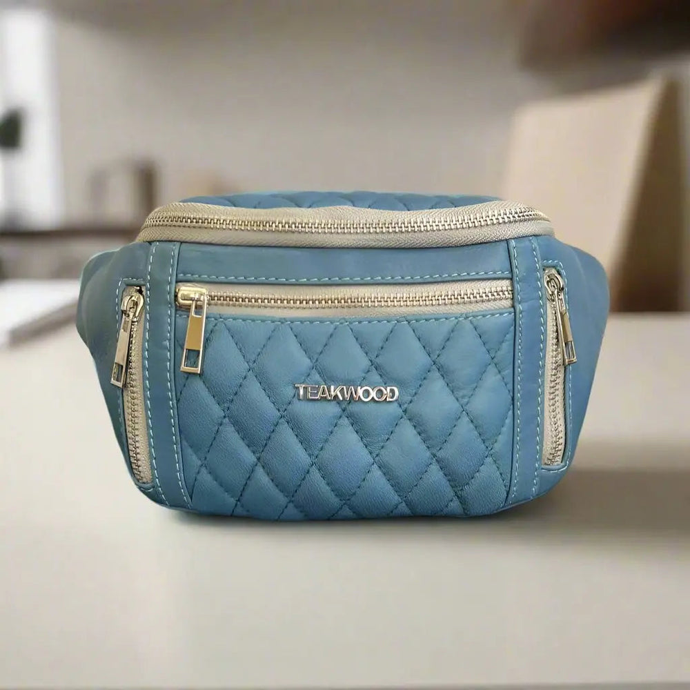 Riñonera de cuero de oveja acolchadaEX-STOCK Canada 