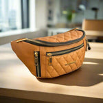 Quilted Sheep Leather Waist Bag | EX-STOCK Canada 