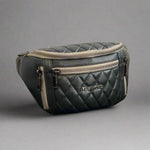 Quilted Sheep Leather Waist Bag 