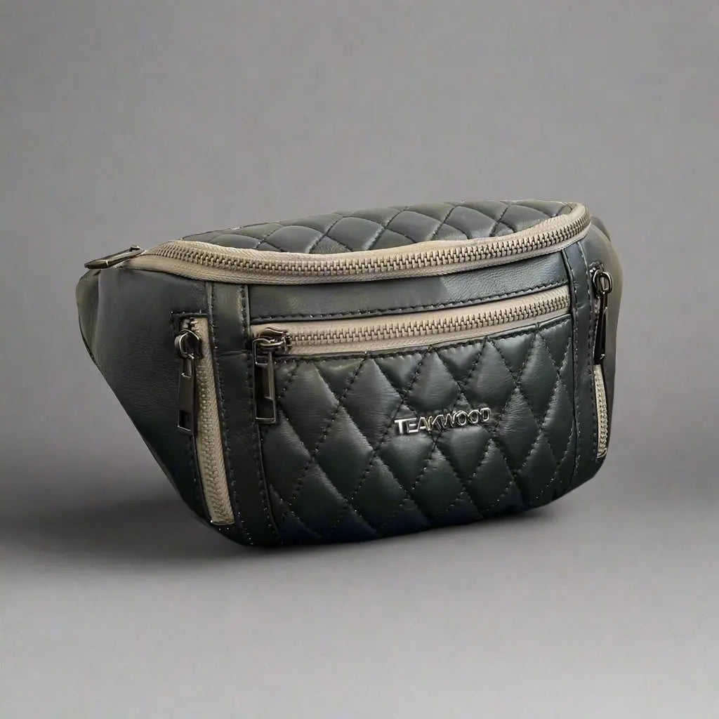 Sac Banane en Cuir d'Agneau Matelassé 
