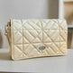 Quilted Soft Leather Crossbody Bag with Chain Strap | EX-STOCK Canada 
