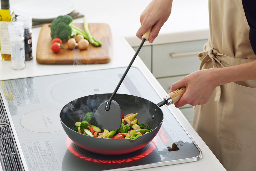 YOSHIKAWA COOK-PAL REN DEEP FRYING PAN 20CM– CARBON STEEL, JAPAN 