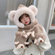 Rabbit Hair Cute Bear Hat Scarf Gloves EX-STOCK Canada 