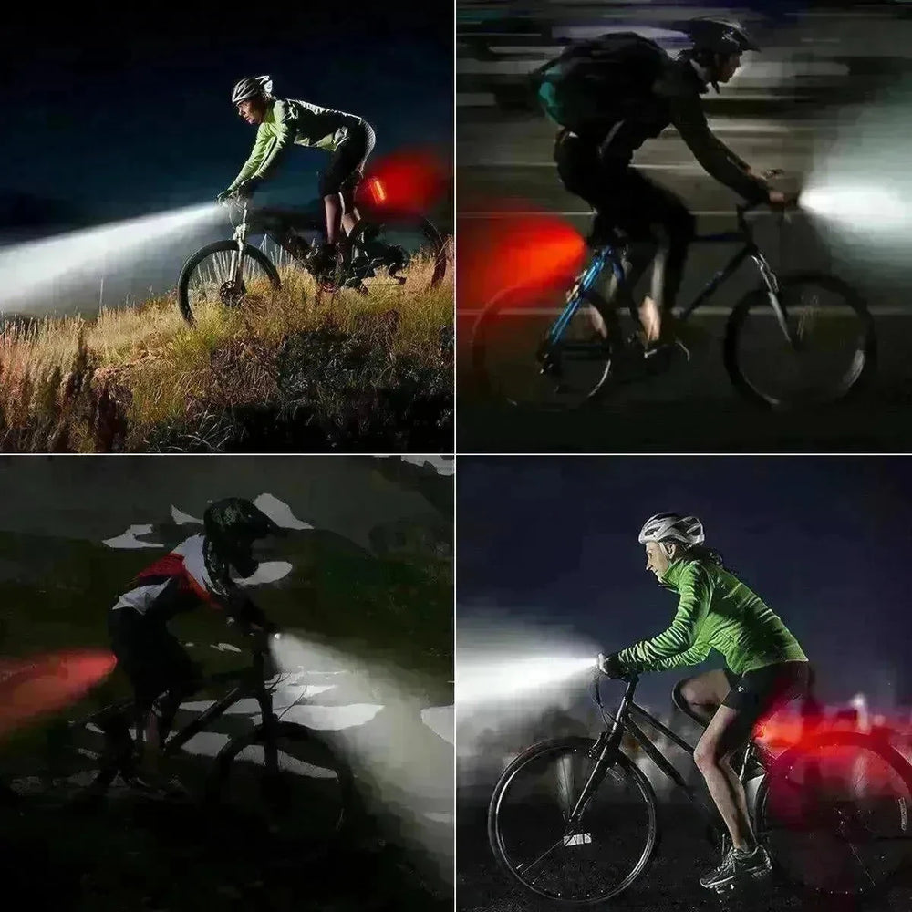 Recharge LED Bike Light Set: Rainproof - EX-STOCK CANADA