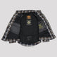 Milwaukee Leather Men's Brown Checkered Armored Flannel Biker Shirt with Reinforced Fibers 