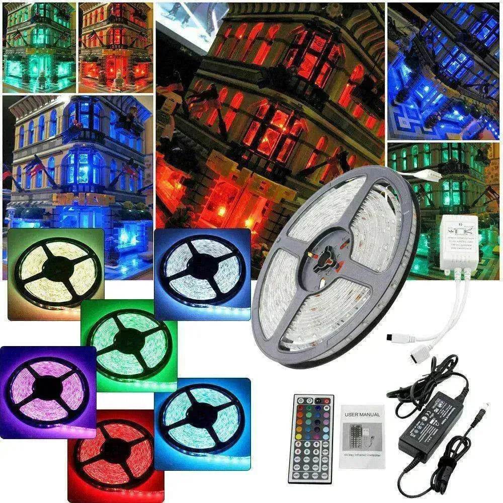 Remote Color Changing Led Strip Lights 5050 RGB Bluetooth Room Light - EX-STOCK Canada