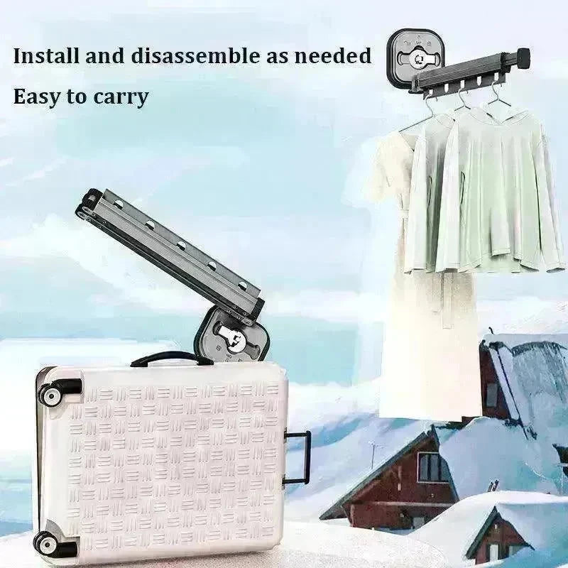 Retractable Aluminum Clothes Hanger - EX-STOCK CANADA