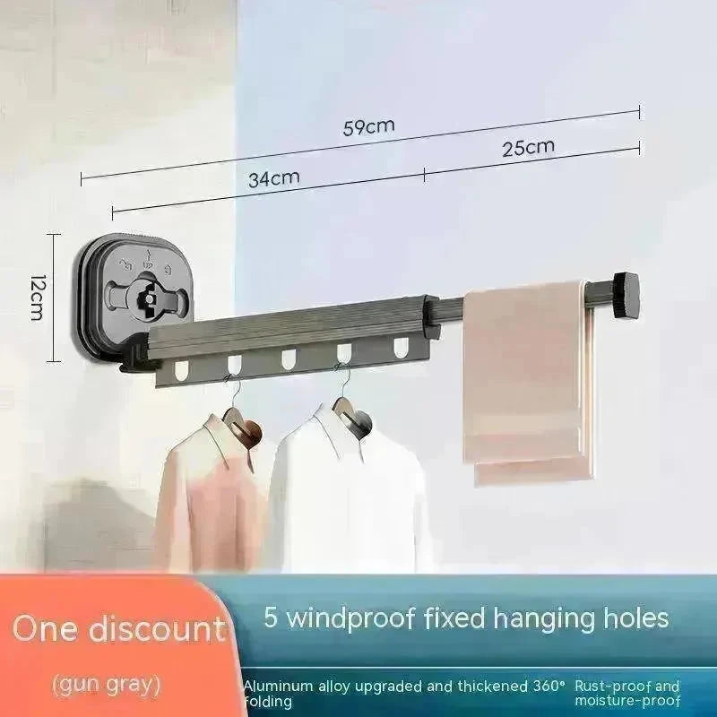 Retractable Aluminum Clothes Hanger - EX-STOCK CANADA