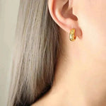 Retro Earrings Elegant Titanium Steel Women - EX-STOCK Canada