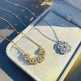 Retro Magnetic Folding Heart Shaped Four Leaf Clover Pendant Women Necklace - EX-STOCK CANADA