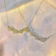 Retro Magnetic Folding Heart Shaped Four Leaf Clover Pendant Women Necklace - EX-STOCK CANADA